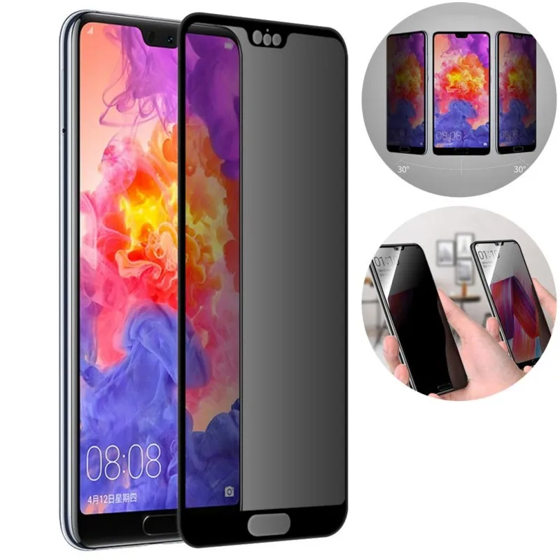Для Huawei P30 P20 Lite Pro Privacy Anti Spy защита для экрана из закаленного стекла 9H пленка P10