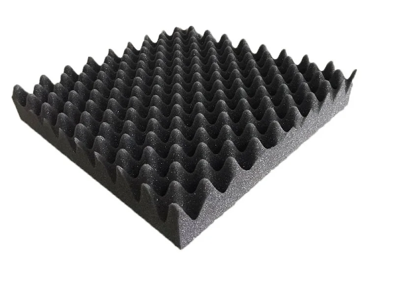 

6 PCS Wave Acoustic Foam in Charcoal Sound proof Foam for Auditorium