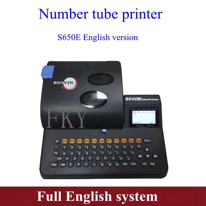 

New original S650E Cable label Printer Electronic Lettering Machine Wire Marker Tube Marking Machine Line number machine S700E