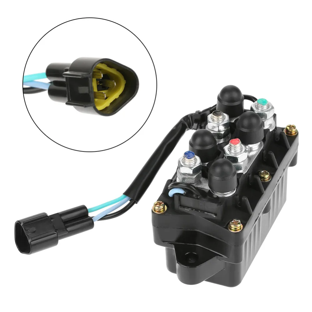 

1pc 12v 61A-81950-01-00 4-stroke Relay Trim Relay Tilt Relay 120A Assy (3 Pin In The Plug) Relay Fit For Yamaha Outboard