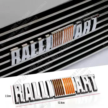 

3D Metal RALLIART Emblem Car Decal Car-Styling For Mitsubishi asx lancer outlander pajero l200 galant grandis car accessories