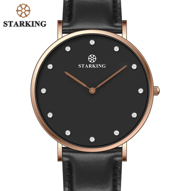 STARKING, известный бренд, Роскошные Кварцевые женские часы, розовое золото, модный бизнес браслет, женские часы, водонепроницаемые, Relogio Femininos - Цвет: BM0997RL22 men