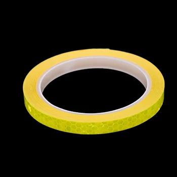 

8m Reflective Stickers Luminous Warning Tape Bike Bicycle Motorcycle Wheel Tyre