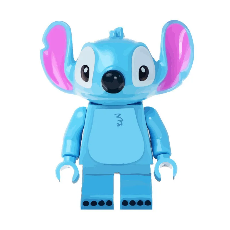 2pcs/lot Compatible Legoings Stitch Angie Figurines Building Blocks Construction Set 1pcs Stitch +1 pcs Angie Minifigs Figurens 2pcs/lot Compatible Legoings Stitch Angie Figurines Building Blocks Construction Set 1pcs Stitch +1 pcs Angie Minifigs Figurens