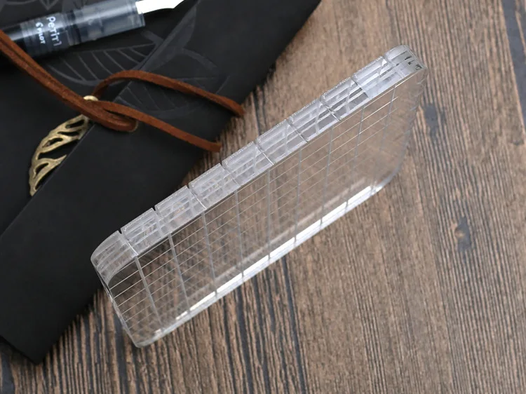 Модные резиновые уплотнения ручной поддержки органического стекла высокого качества Кристалл акриловая ручка задняя-плоскость прозрачный штамп акриловая подкладка