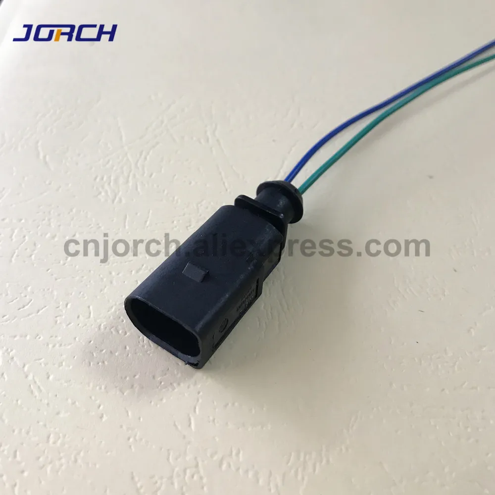 1 шт. 2pin жгут проводов 1J0973802 для VW EOS Golf Passat Audi 2 way Plug плоский контакт корпус разъем провода жгут кабл