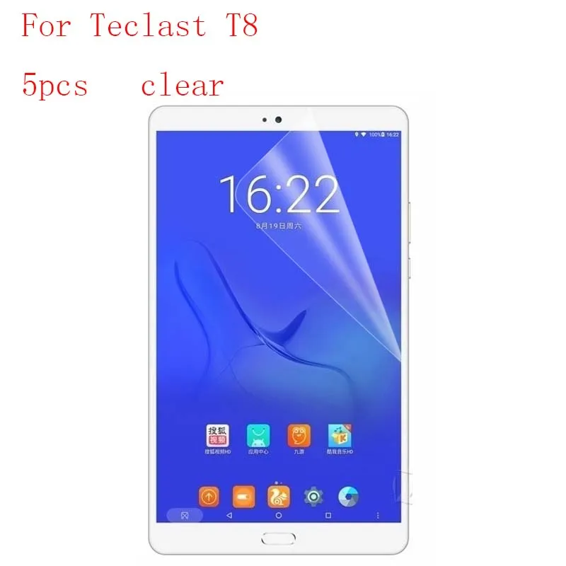 

Transparent LCD clear Screen Protector Protective Film For Teclast T8 Protector 5pcs in 1 package
