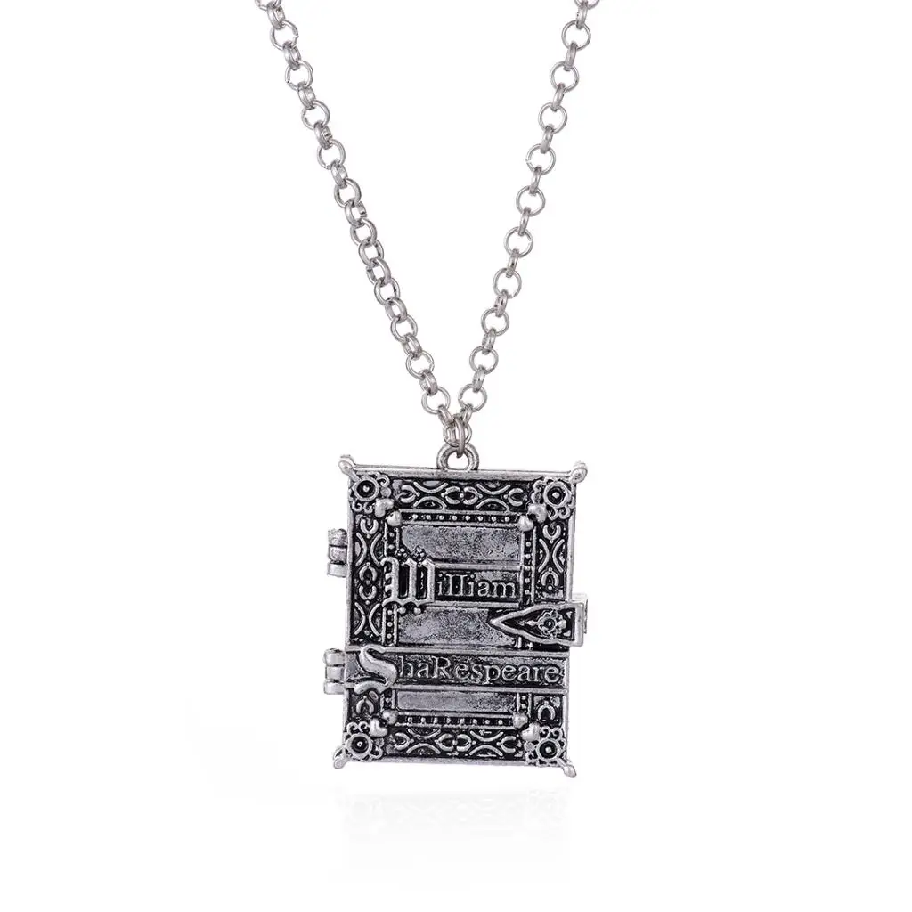 Gothic Openable Box Pendant Photo Frame Locket Charm Necklace Accessories