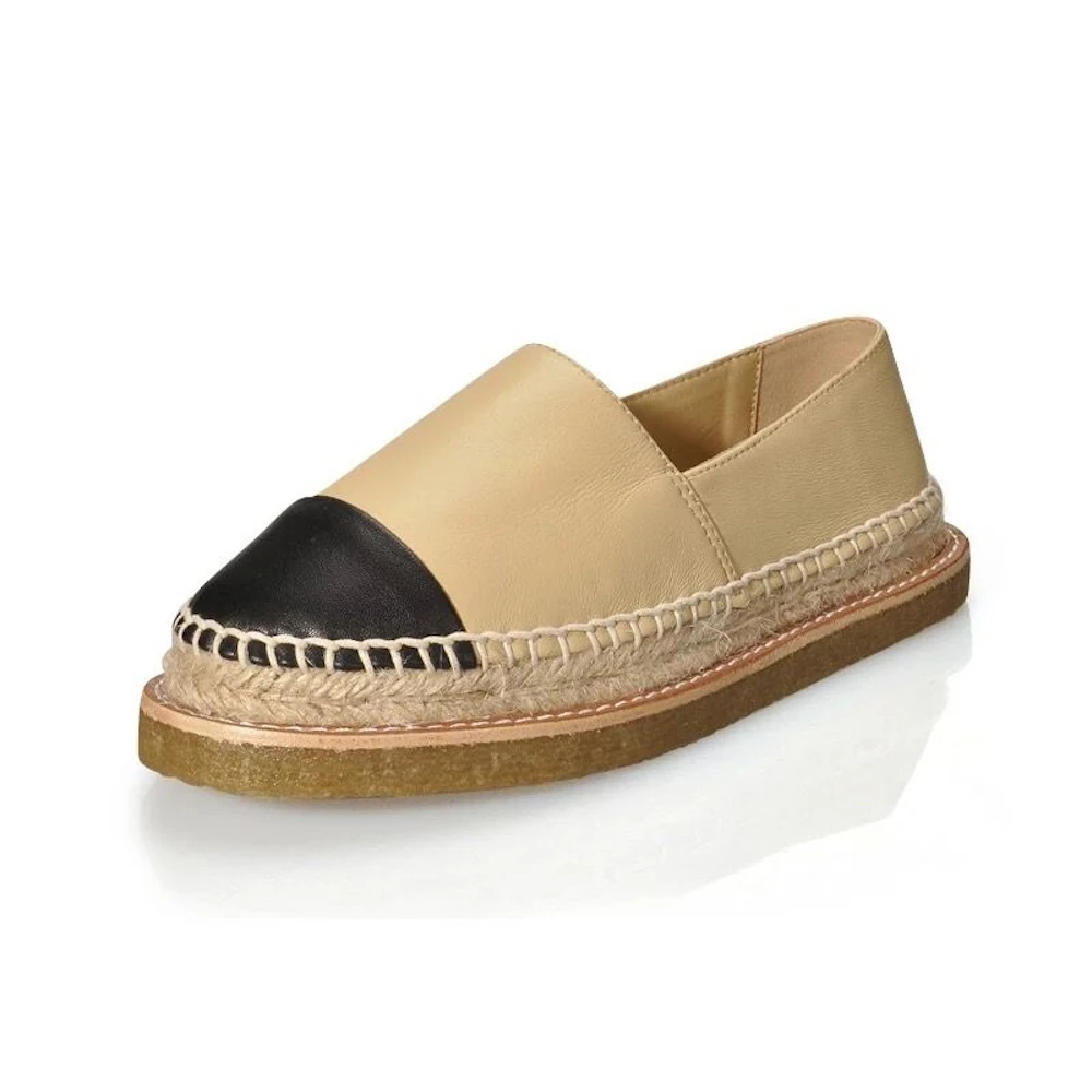 

Real Leather Women's Shoes Espadrilles Brand Comfort Flat Shoes Top Quality Mixed Colors Casual Loafers Large Size 34-42 Flats