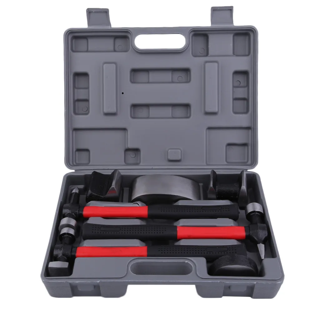 Multifunctional 7 Pieces Auto Car Vehicles Body Fender Hammer Repair