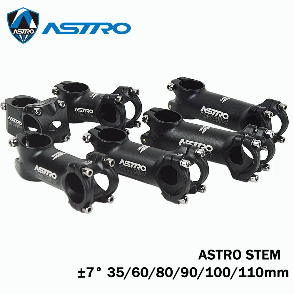 Велосипедный стержень ASTRO EXT35 60 80 90 100 мм Высокопрочный легкий Стержень 31 8 для XC AM