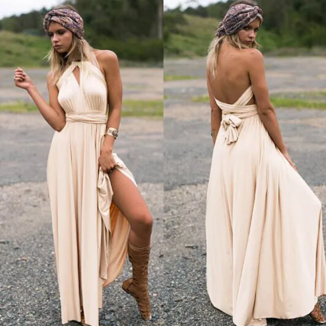 2016 Summer Y Women Vintage Bohemia Maxi Beach Dress Hippie Boho 2016 Summer Y Women Vintage Bohemia Maxi Beach Dress Hippie Boho Gypsy Chic Long Bridesmaids