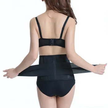 

Lower Back Support Belt Men Orthopedic Belt Braces Posture Corset Back Brace Pain Elastic Belt with PP Stripes