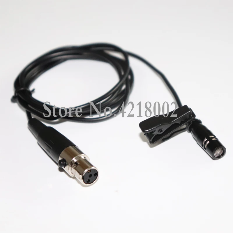 WOVELOT Clip de Lazo de Solapa miniphone para microfono lavalier de Solapa Negro