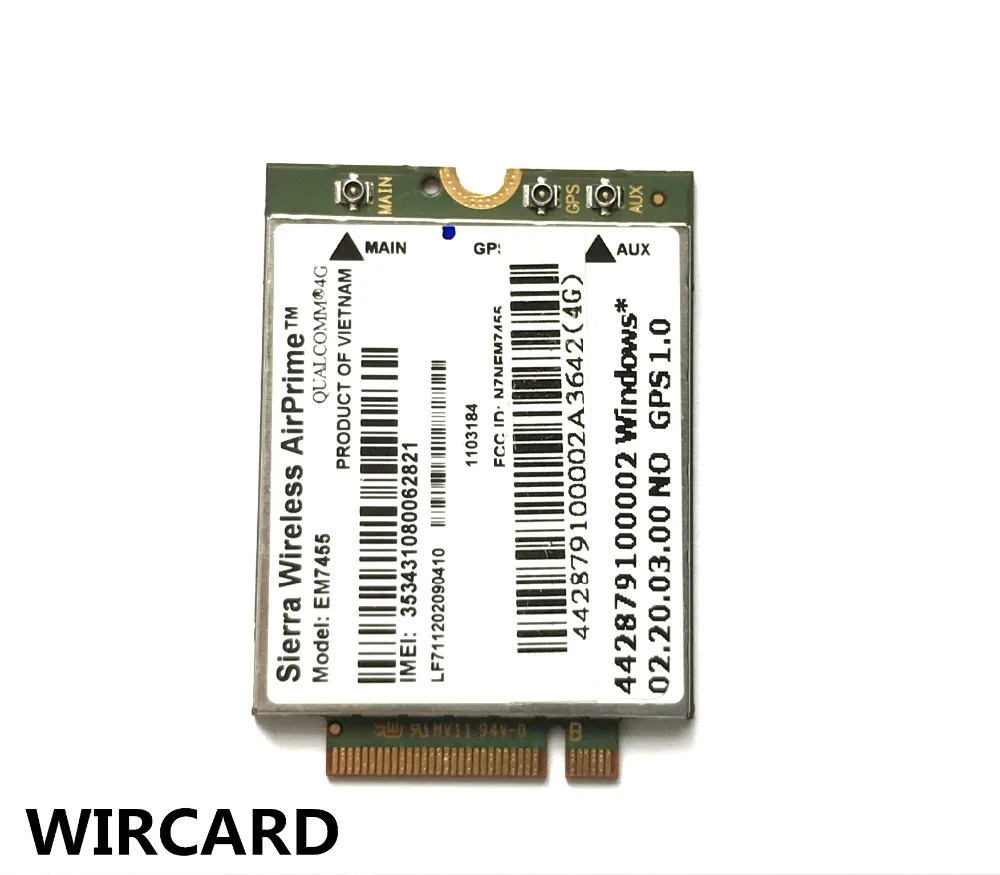 Placa para Notebook 4g Módulo 4g Em7455 Fdd Tdd Lte Cat6 - Imagem 2