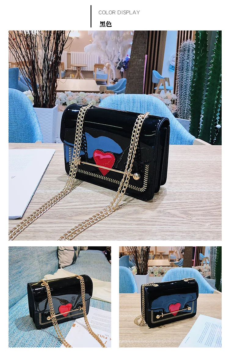 Girls Cute Heart  Bag Pink Crossbody Bao Bao Bag Fashion Designer Shoulder Handbag (3)