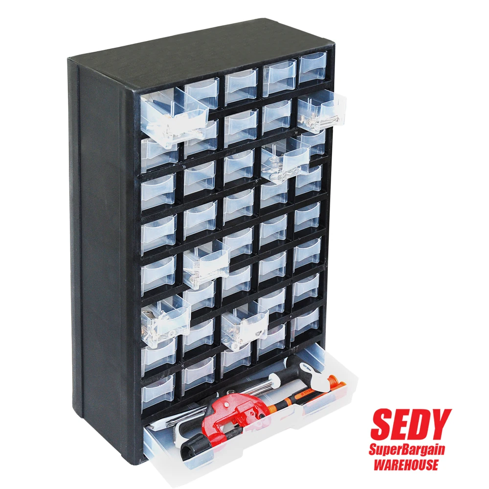 New 41 Drawers Storage Tool Box Chest Case Plastic Organizer Toolbox Binin Tool