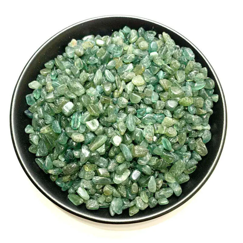 

50g Natural Green Apatite Quartz Crystal Gravel Stone Mineral Specimen Wholesale Natural Stones and Minerals