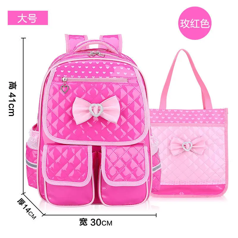 

Children schoolbag pupils super light waterproof PU leather backpack and lovely girl Children Schoolbags Waterproof Backpacks 50