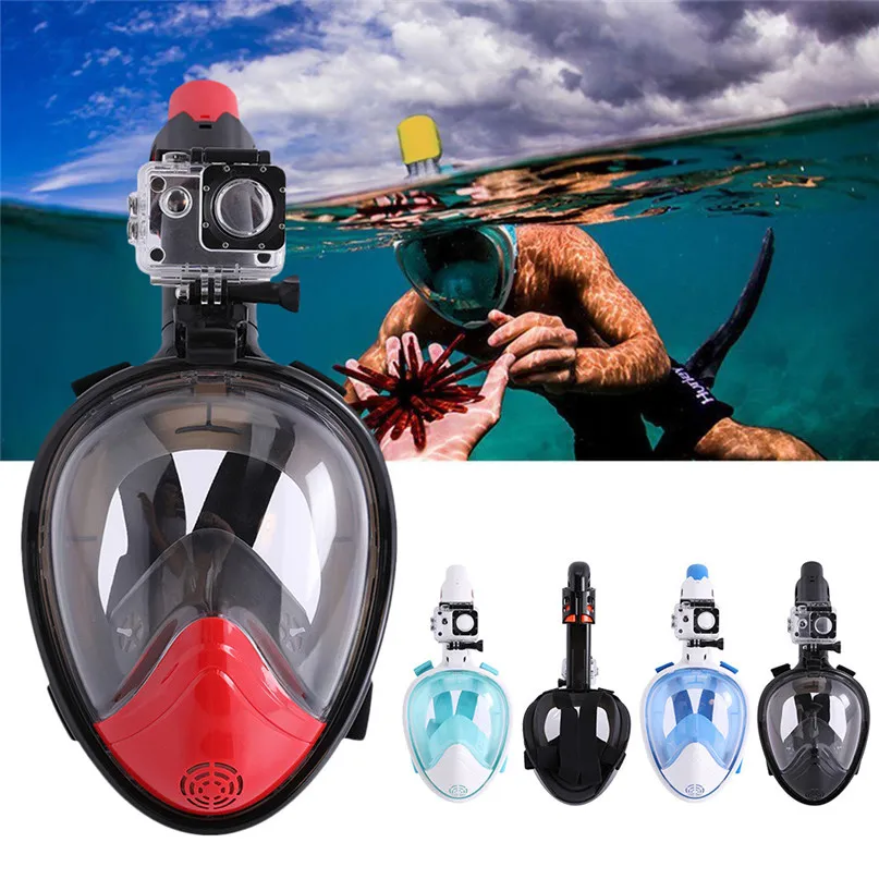 Full Face Diving Mask Anti-fog Snorkeling Mask Underwater Scuba Spearfishing Mask Adult Glasses Training Dive Equipment #2y17 (4)