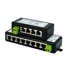 ESCAM 4CH 8CH PoE инжектор для наблюдения POE IP камера Wifi AP VoIP мощность по Ethernet IEEE802.3af/at адаптер питания
