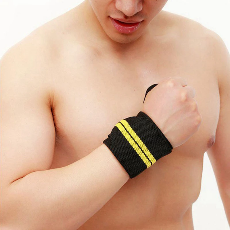 1Pcs Adjustable Wristband Elastic Wrist Wraps Bandages for Weightlifting Powerlifting Breathable Wrist Support 4colors wrist brace wrist guard weightlifting straps wrist straps wrist support wrist support band elastic bandage support