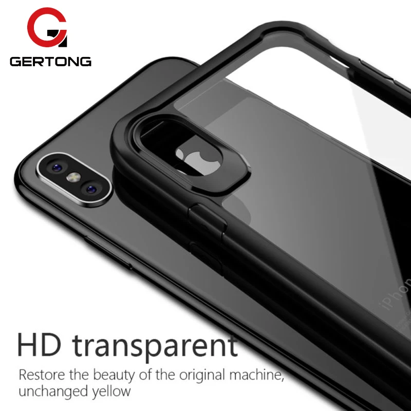 

Armor Phone Case For iPhone XS Max XR X 8 7 Plus Cases Full Cover Protection Case For iPhone XR Soft TPU & Transparent Acrylic