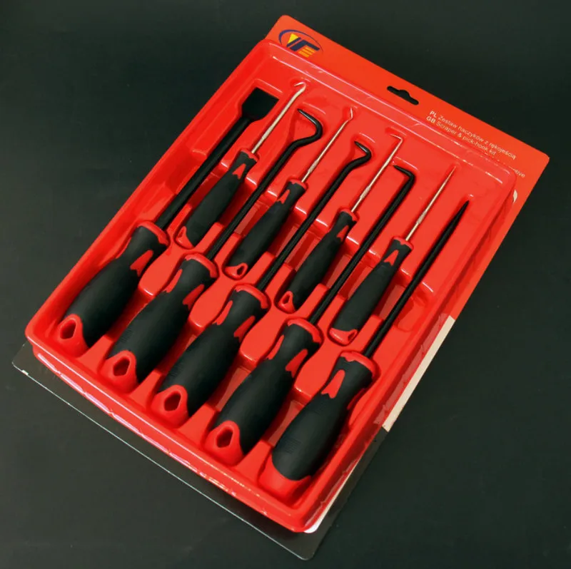 

9 Pcs Mini Hook Oil Seal Screwdriver Set Tool For Car Repair Disassembly Tool Oil Seal Puller Chisel Universal Keys