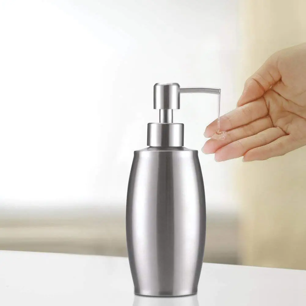Soap and Lotion Dispensers 350 ML Stainless Steel Spring Foam Pump
