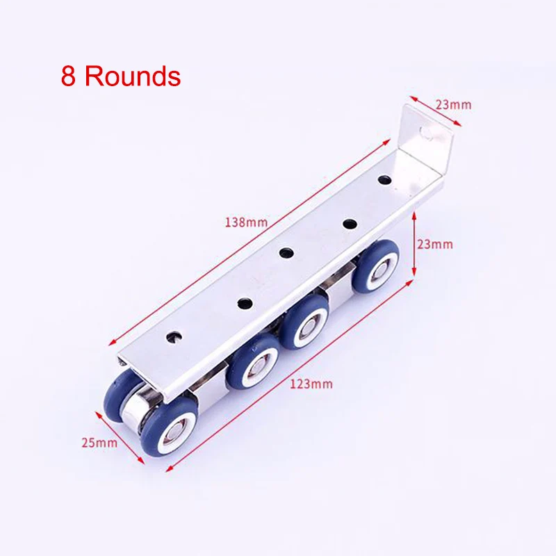 

Zinc Alloy Slide Doors Pulley Hanging Rail Wheels with Mute Bearing High Load-bearing LB88