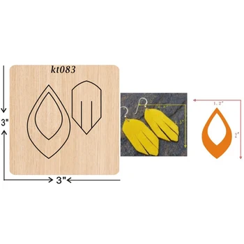 

earring cutting dies 2019 new die cut &wooden dies Suitable for common die cutting machines on the market