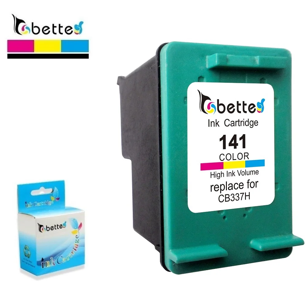 

Bette Ink Cartridge Replace for HP 141 Officejet J6405 J6410 J6415 J6424 J6450 J6480 J6488 Deskjet D4245 D4260 D4263 D4268 D4360