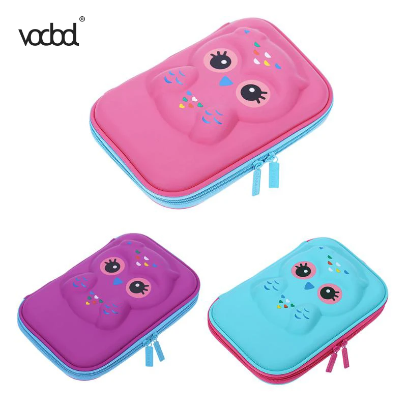 Large Capacity Zipper Pencil Case EVA Stationery Pouch Cute Cartoon Animal Pencil Case Pen Bag School Stationery Supplies Large Capacity Zipper Pencil Case EVA Stationery Pouch Cute Cartoon Animal Pencil Case Pen Bag School Stationery Supplies