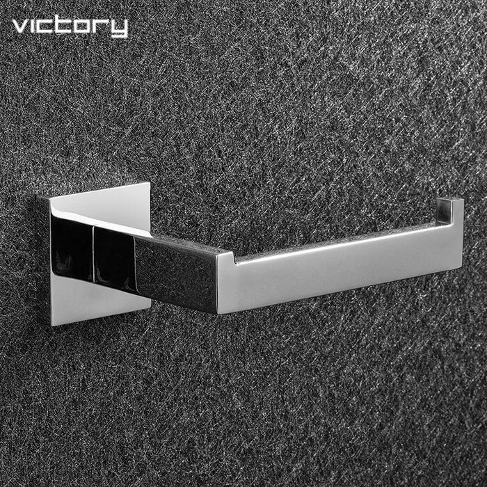 Bathroom Accessories Products Solid Brass Chrome Toilet Paper Holder,Roll Holder,Tissue Holder Without Cover toilet paper holder roll holder tissue holder bathroom accessories products