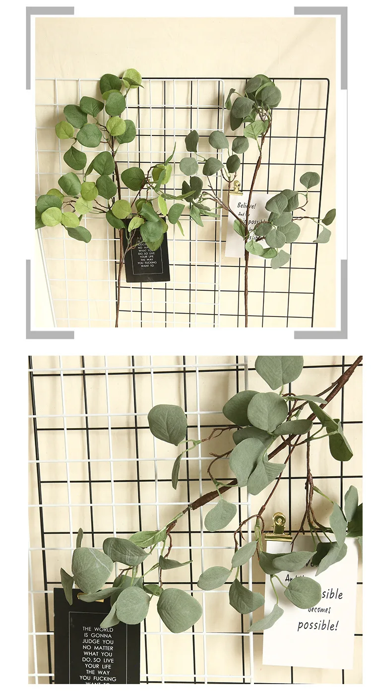 JAROWN Ginkgo Biloba Leaf Apple Leaf Artificial Leaves Simulation Flower Home Decoration Wedding Plant Fake Flower (6)