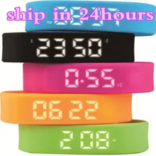 Fashion Sports Smart 3D Step Gauge Watch Bracelet Wrist Trends Outdoor step Meter&Calories&Time date&Distance Health Wristwatch