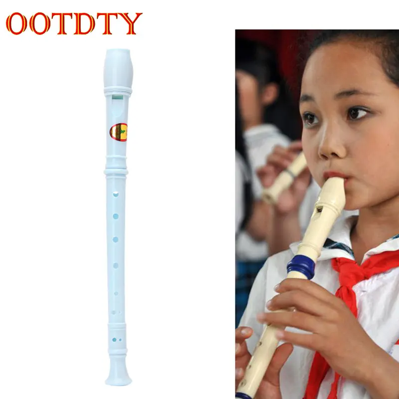 

Instrument 8 Holes Musical Soprano Recorder Flute Long Children Beginner Educational Tool ABS Resin