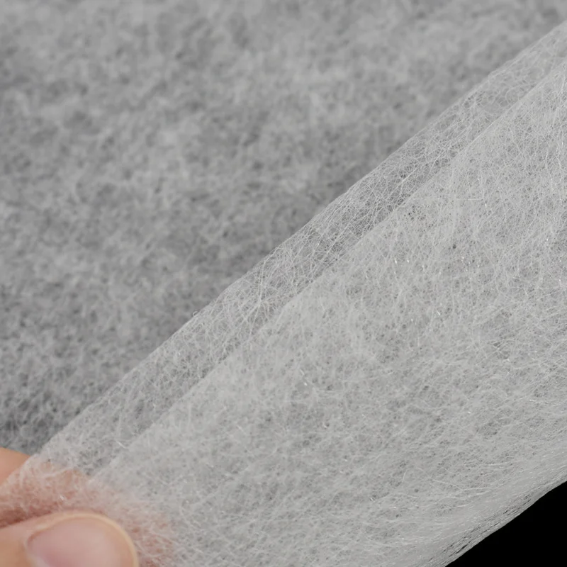 1M White Double Sided Adhesive Interlining Fabric DIY Craft Quilting Lining Cloth Garment Bag Decoration Supplies