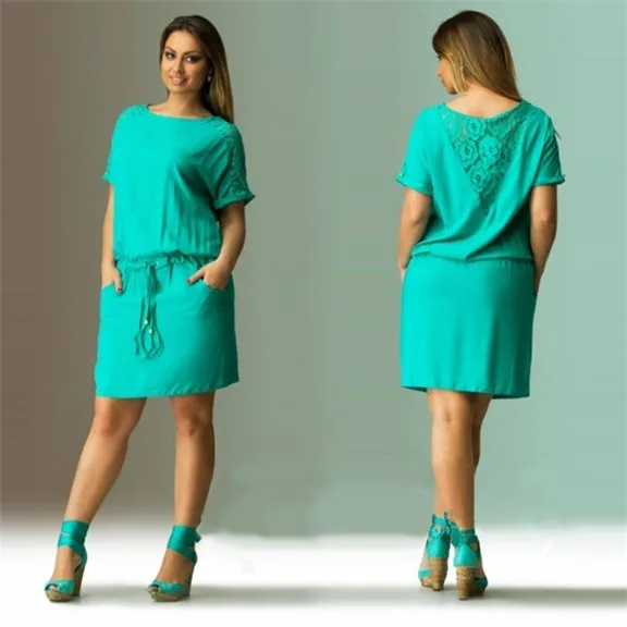 https://ae01.alicdn.com/kf/HTB1i7u7LpXXXXcqaXXXq6xXFXXXS/2016-Summer-Dress-Plus-Size-Women-Clothing-Large-Size-Loose-Green-Lace-Dress-Big-Size-Short.jpg