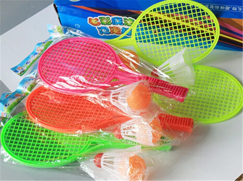 1 пара Новинка Бадминтон теннис набор ракетки родитель-ребенок детские спортивные маленьких Спорт на открытом воздухе развивающие игрушки