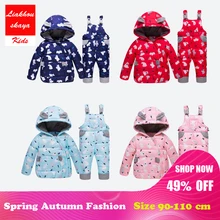 New 2018 Kids Winter Suit Children Clothing Sets Girls Warm Parka Down Jacket For Baby Girl Clothes Children’s Coat Snow Wear