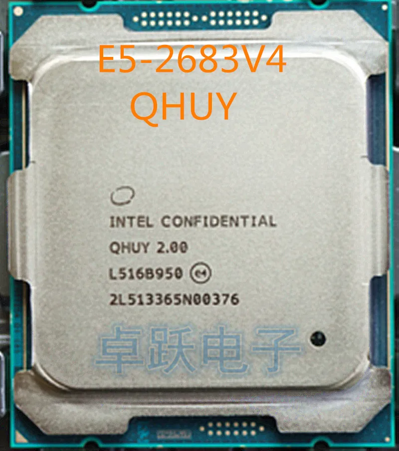 Процессор Intel Xeon ES версии qhuy/qhze E5-2683V4 2,00 ГГц 16-ядер 40 Мб E5-2683 V4 E5 2683 V4 LGA2011-3 E5 2683V4