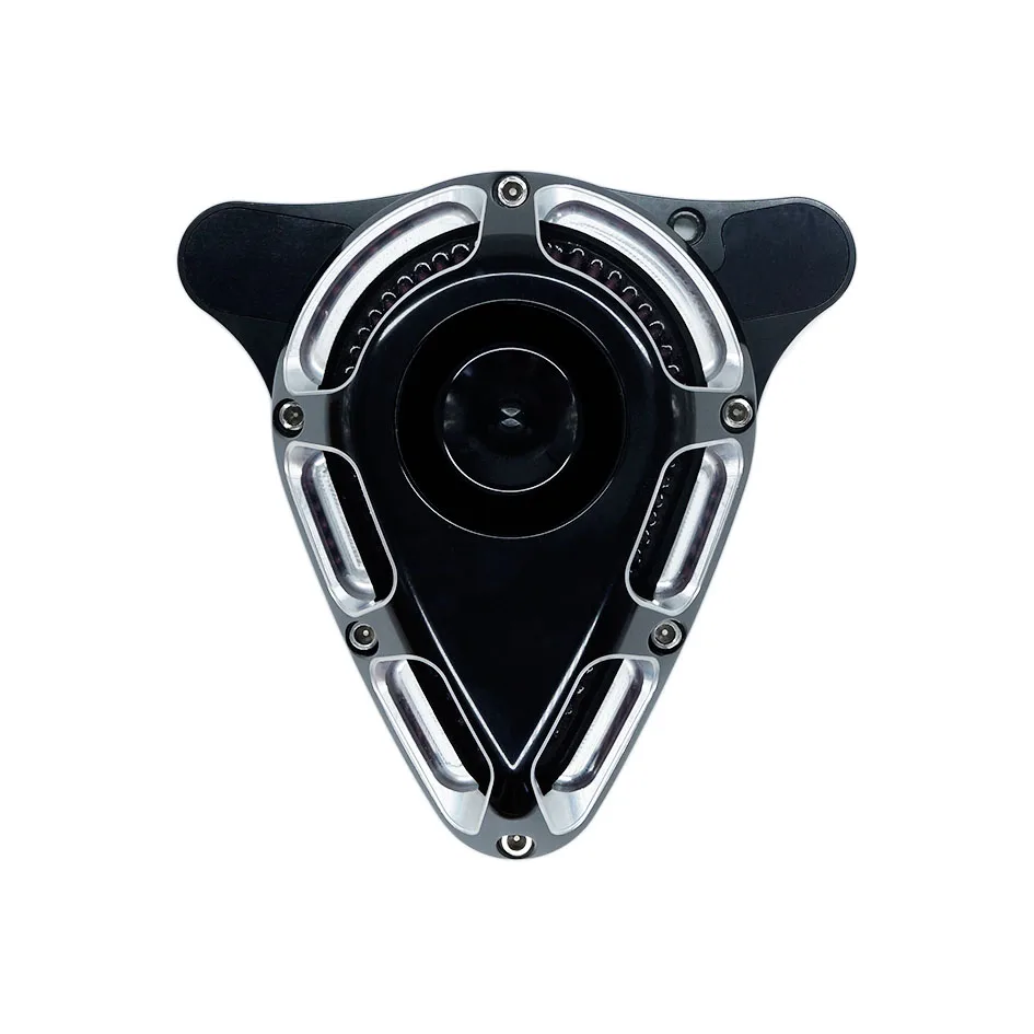 

Motorcycle Turnable Air Cleaner Air Filter System Black&Chrome For Harley Touring Electra Glide Road Glide 2017 Up Softail 2018
