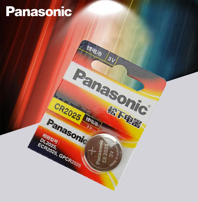 

Panasonic Original cr2025 Button Cell Batteries cr2025 3V Lithium Coin Battery For Watch Calculator Weight Scale