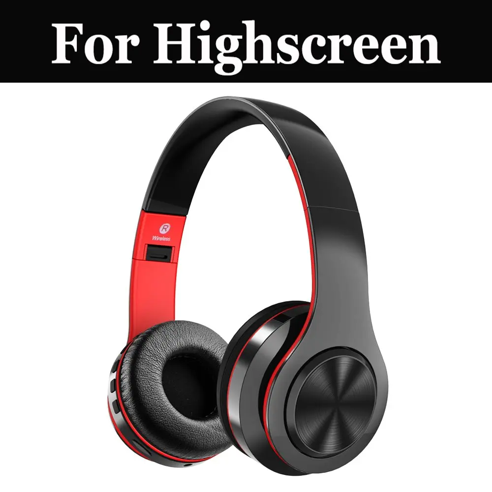Беспроводные наушники стереогарнитура с микрофоном SD TF карта для Highscreen Power Ice Evo Max