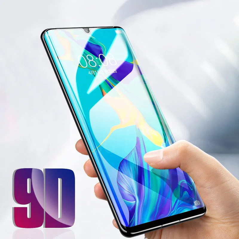 5pcs 9D Protective Glass on the For Huawei P30 lite P30 Pro glass full