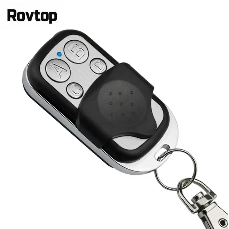 

Universal Four Buttons Wireless RF Remote Control Duplicator 433MHz Electric Gate Garage Door Key Switch With Battery