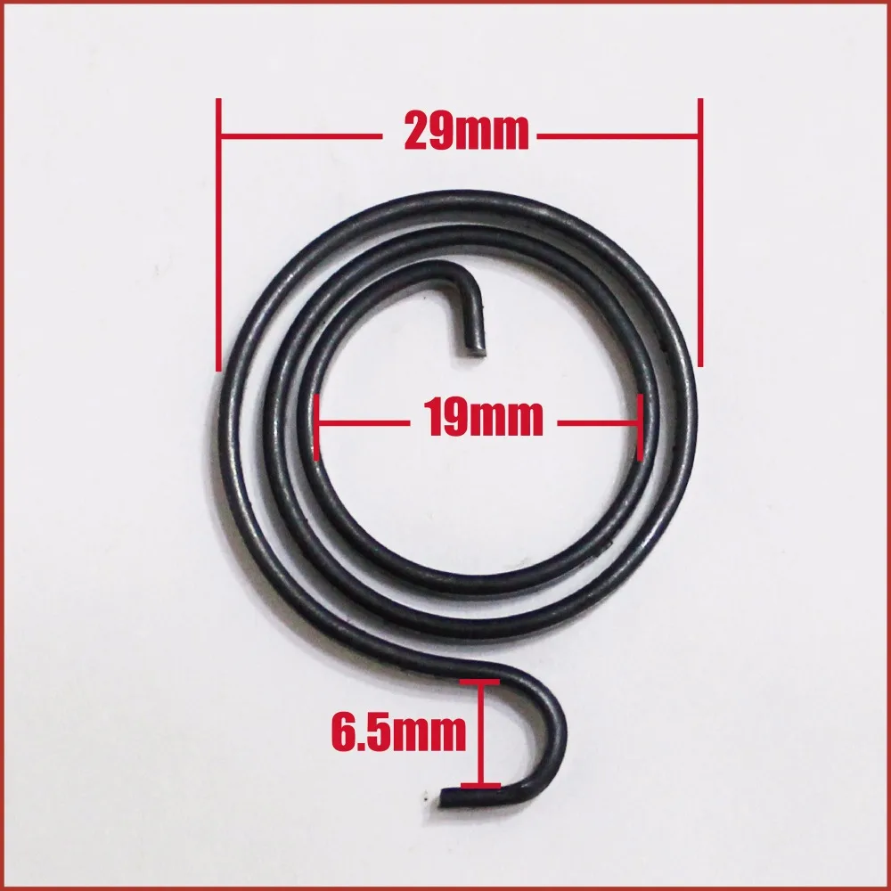 

Replacement Spring for Door knob Handle Lever Latch Internal Coil Repair spindle lock torsion spring flat section wire 2.5 turn