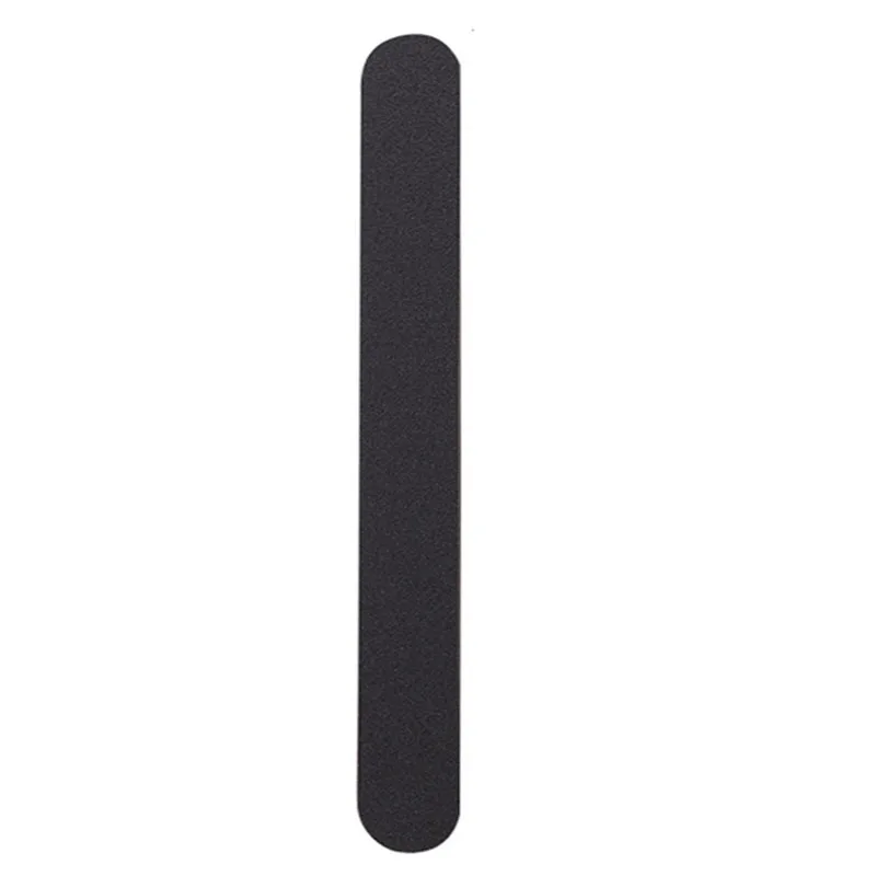 10 шт., сменная бумага из нержавеющей стали, двухсторонняя пилка для ногтей Halfmoon, инструмент для маникюра