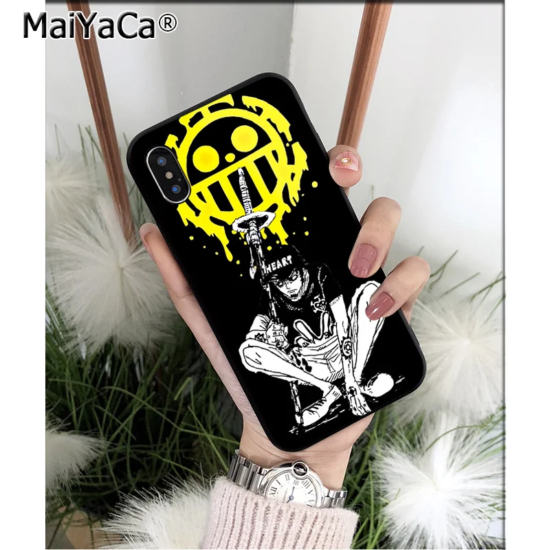 MaiYaCa one piece Monkey D Луффи Зоро ТПУ мягкий черный чехол для телефона iPhone X XS MAX 6 6S 7 7plus 8 8Plus 5 5S XR